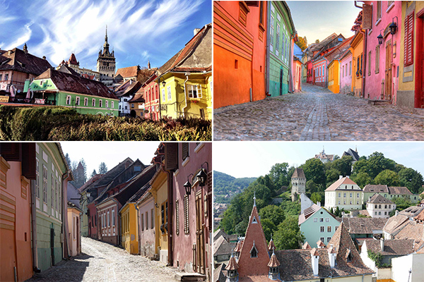 Sighișoara 錫吉什瓦拉古城景觀